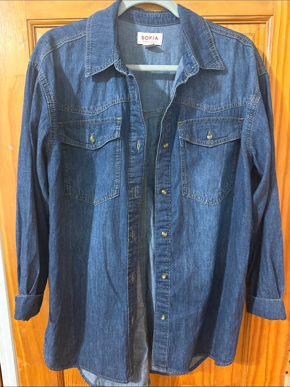 SOFIA Women's Dark Blue Denim Jacket